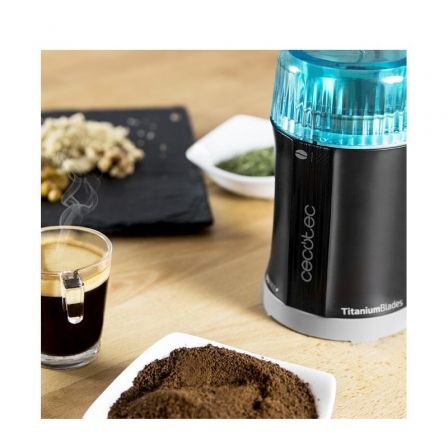 Cecotec TitanMill 200 Molinillo de café Negro, Azul